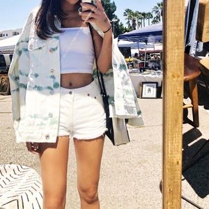 ZARA TIE-DYE DENIM JACKET